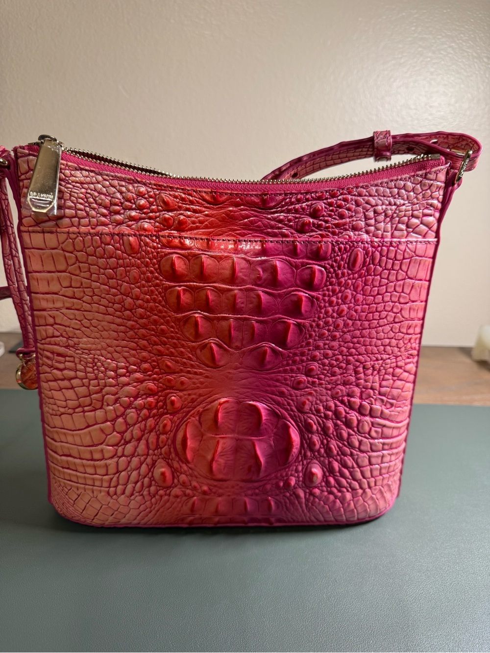 Brahmin EUC Katie Cupid Ombre w Veronica Wallet - Picture 2 of 4